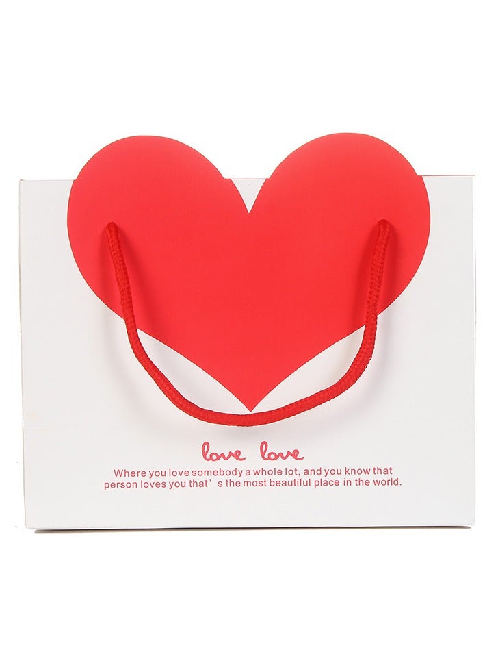PEI  AN Premium Love-Themed Gift Bags – Elegant Small Paper Bags for Jewelry, Presents  Special Occasions (3 Pieces) - Image 2