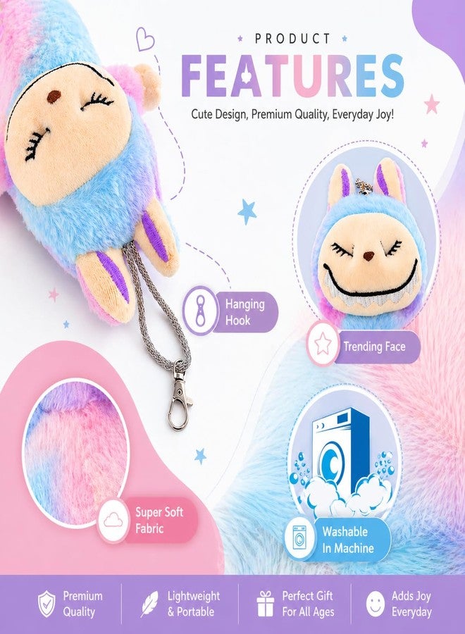 Aruvia Love Bubu Soft Toy Plush Keychain (24 cm) | Cute Fuzzy Stuffed Doll with Hanging Hook | Bag Charm Car Keychain Plush | Gift for Boys Girls - Image 4