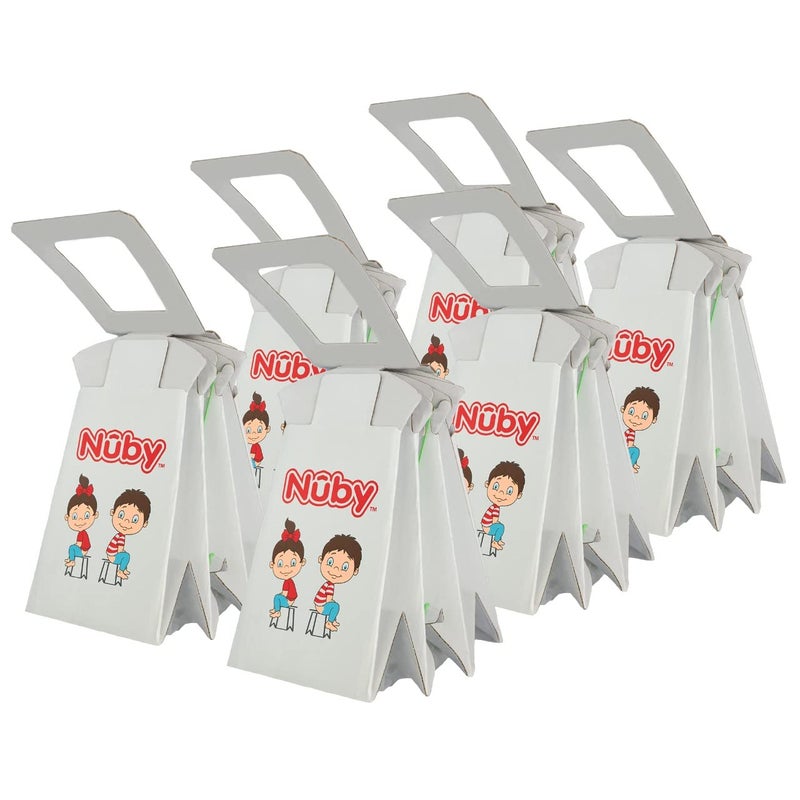 Nuby Disposable Travel Potty with Liner - Foldable and Portable Potty; Toddler Potty Essential for Camp, Trips, & Car Rides - Travel Potty for Toddler, 6 Pack - Image 3