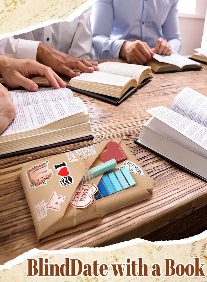 Skyygemm 6 Set Blind Date with a Book Gift Box Supplies Bookish Book Lovers Club Gifts DIY Excluding Books Bulk Librarian Readers for Women Men - Image 5