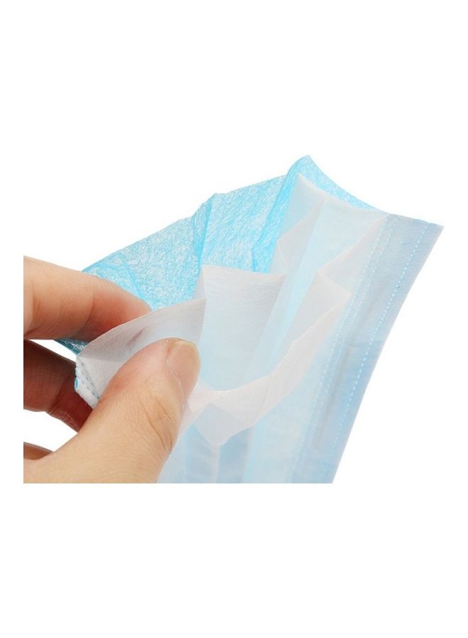 NIBEMINENT 50 Packs Of Surgical Disposable Face Masks With Elastic Ear Loop 3 Ply Breathable And Comfortable For Blocking Dust Air Pollution Flu Protection - Image 4