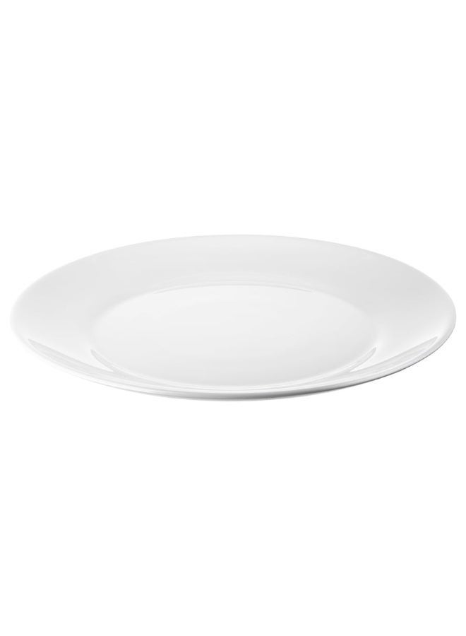 OFTAST Plate, white, 25 cm set of 6 pcs - Image 2