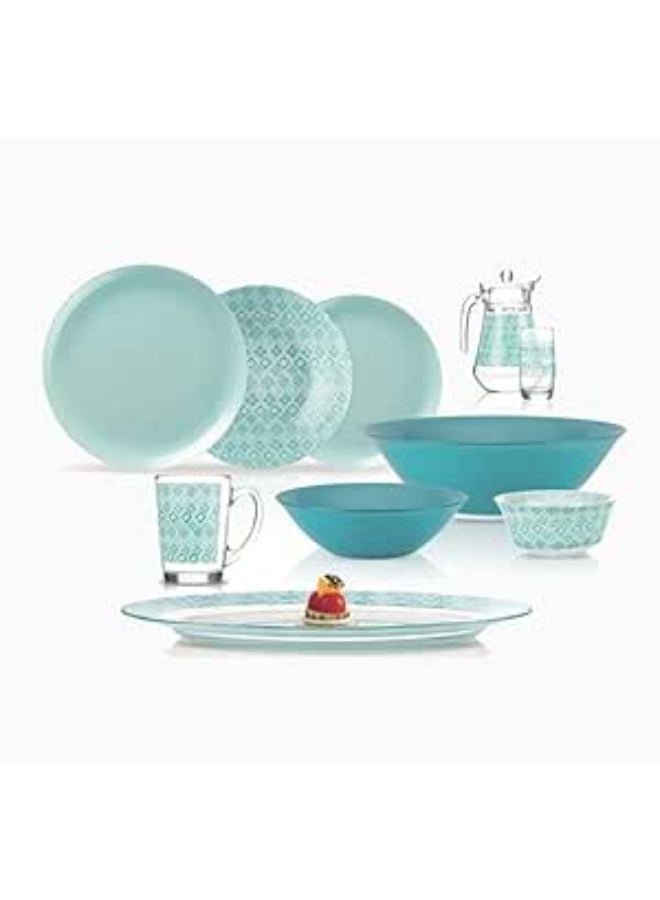 لومينارك طقم مائدة 46 قطعة من اركوبايركس - تركواز - Image 2