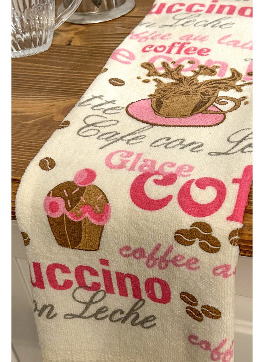Cnr Garden Fringed Cotton Printed 100% Cotton 40X60 cm Hand Face Kitchen Towel Soft Patterned Water Absorbent Towel  - Image 3