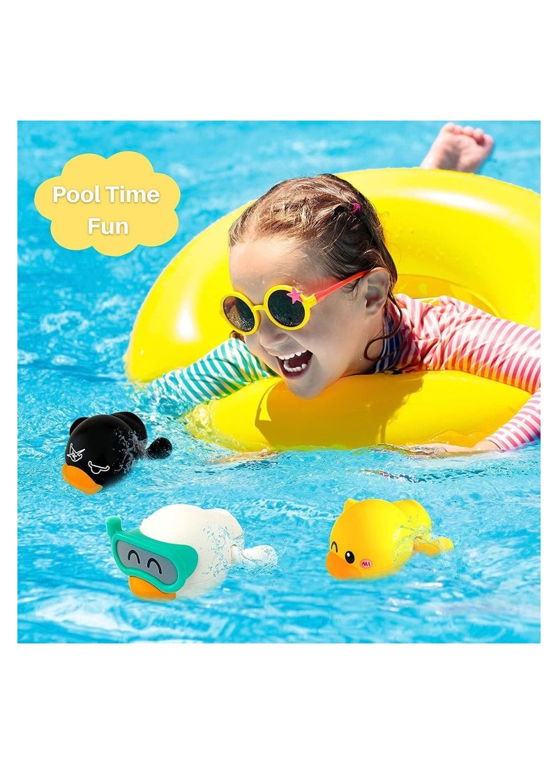RATSAW - Baby Bath Toys Duck 3 Pack Swimming Duck Toy For Children - Image 1