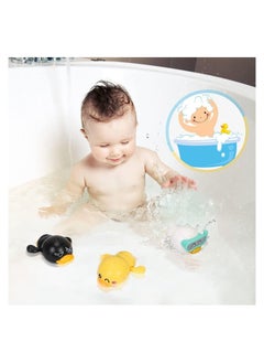 RATSAW Baby Bath Toys Duck 3 Pack Swimming Duck Toy For Children  - Image 3