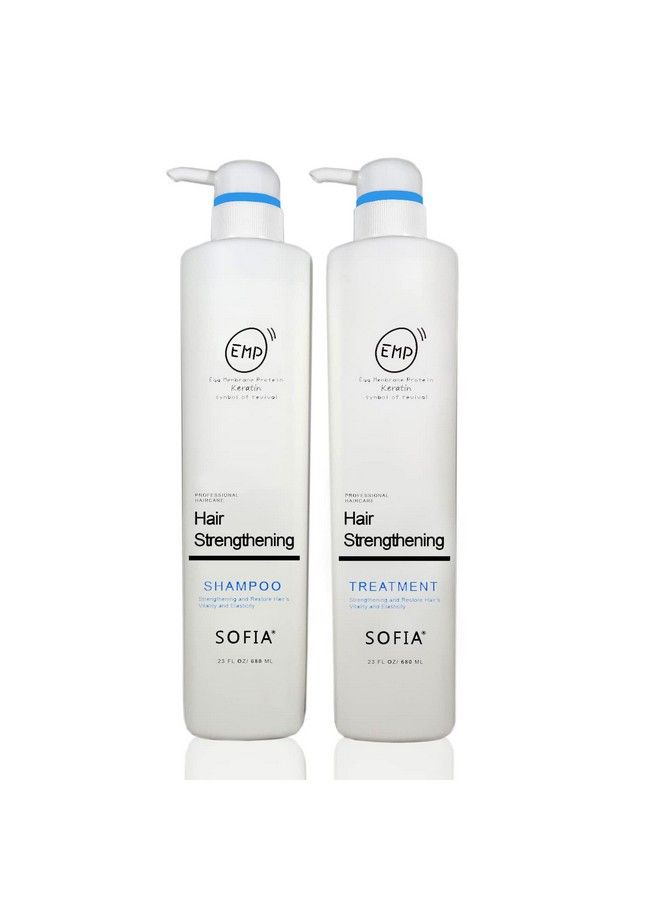 Sofia Ofia Hair Strengthening Shampoo And Treatment For Women And Men And Teens Used For All Hair Types Prevent Hair Loss And Dull Hair 23Fl Oz 680Ml (Pack Of 2) (Set Of Shampoo And Conditioner) - Image 1