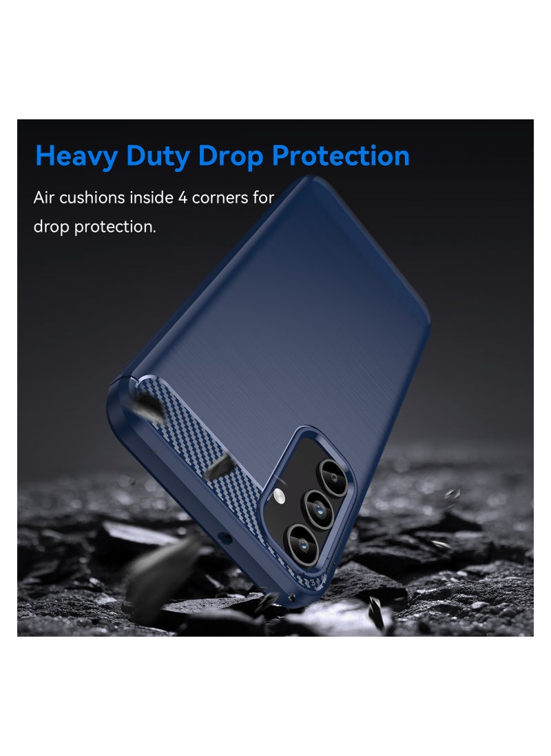 Phone Case for Samsung Galaxy A15 Soft TPU Brushed Texture Anti-Slip