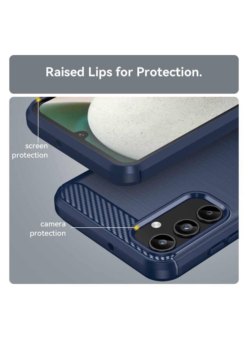 Phone Case for Samsung Galaxy A15 Soft TPU Brushed Texture Anti-Slip