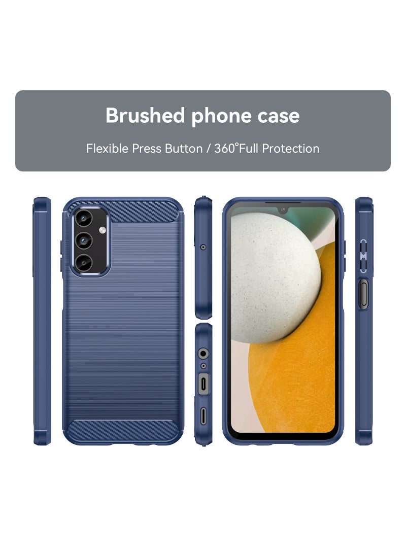 Phone Case for Samsung Galaxy A15 Soft TPU Brushed Texture Anti-Slip