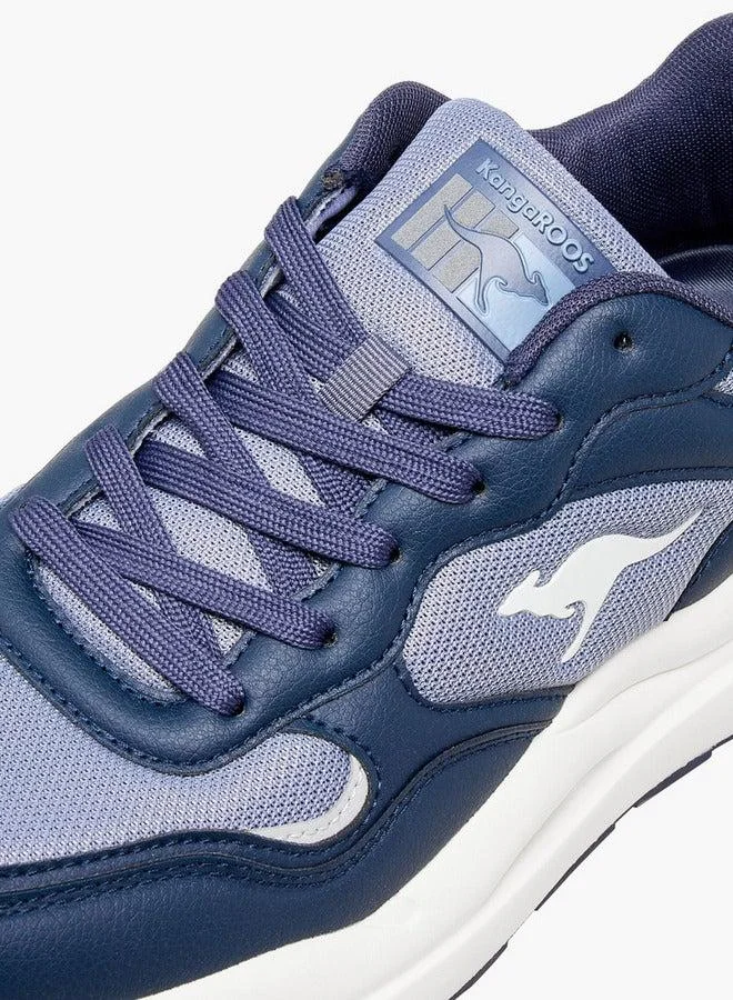 kangaROOS  Men's Panelled Sports Shoes with Lace-Up Closure  | Best Price UAE