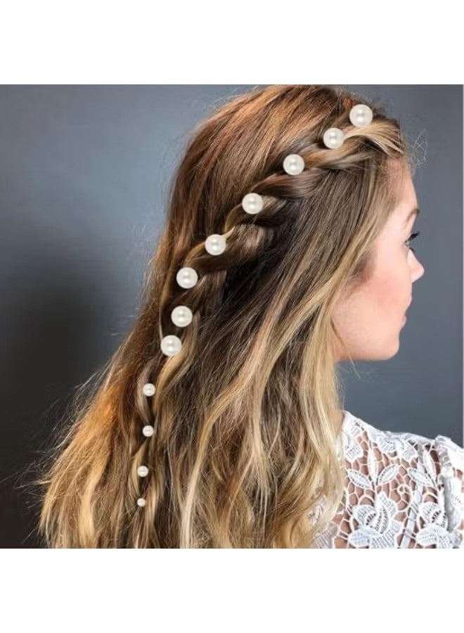 Pearl Hair Pins, 18 PCS Bridal Hair Wedding Hair Accessories, Pearl Bobby Pins for Hair, U Shaped Hair Pins for Brides Bridesmaid Girls Women (Gold) - Image 4