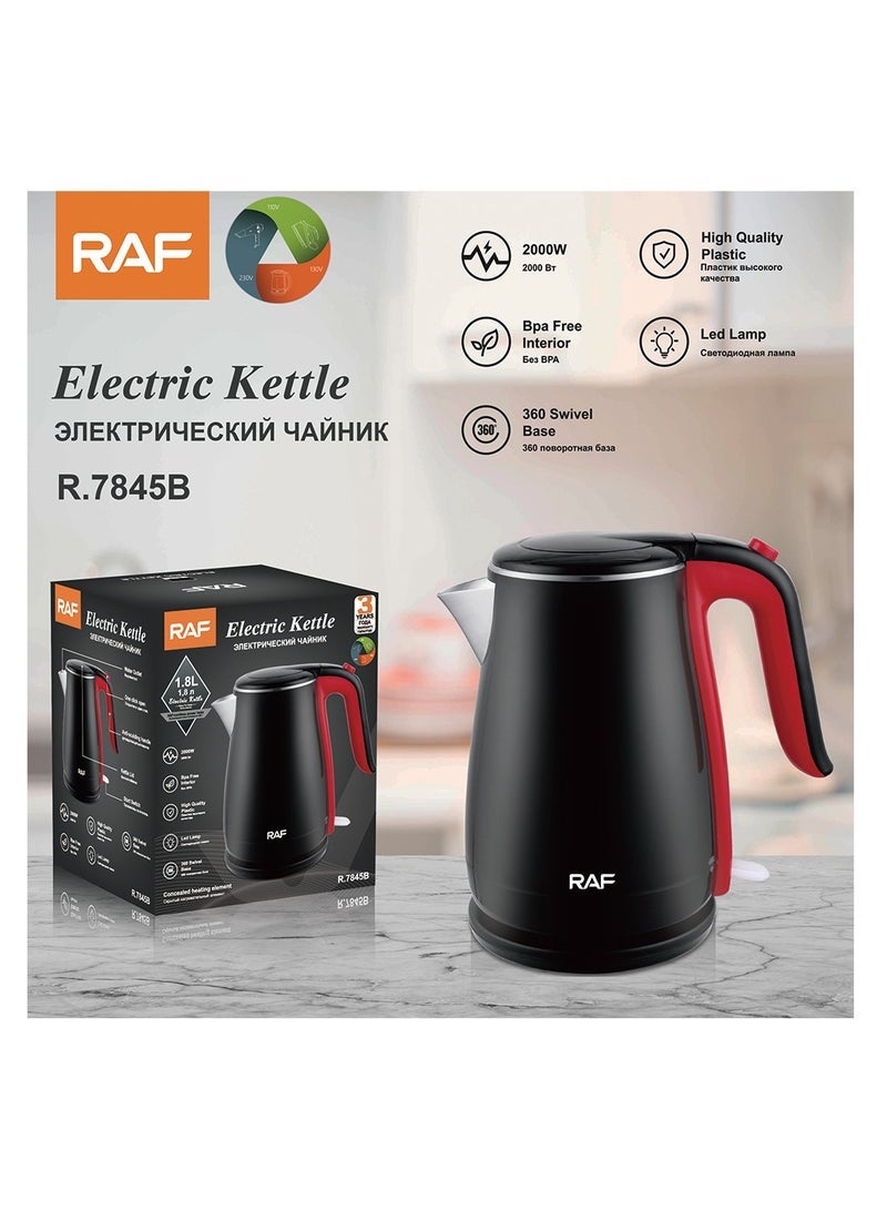 آر إيه أف غلاية منزلية من الفولاذ المقاوم للصدأ مع خاصية إيقاف التشغيل التلقائي سعة 1.8 لتر - Image 2