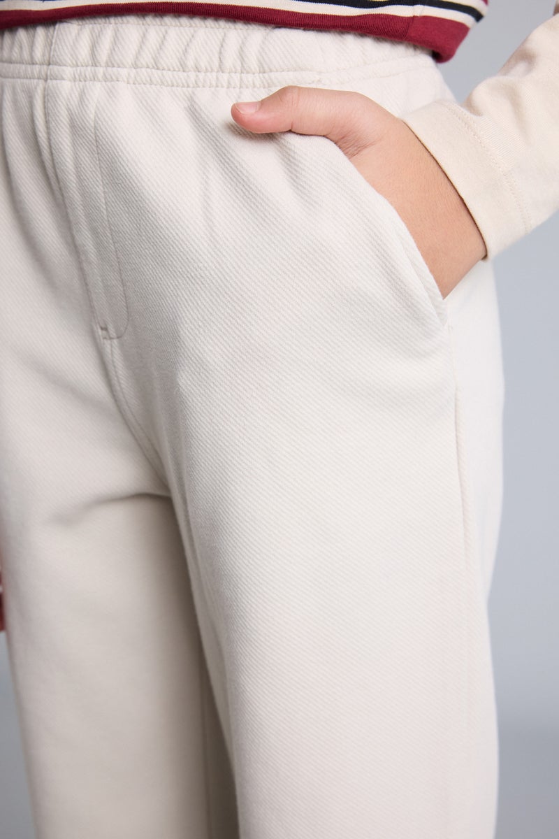 DeFacto Beige Boy Boys Straight Leg Trousers Casual - Image 5