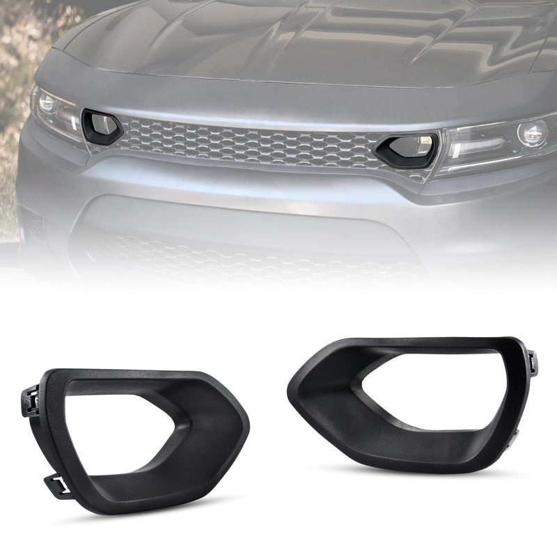 KEWISAUTO Front Bumper Grille Inserts for 20152021 Dodge Charger SRT Front Bumper Center Grill Inserts Mesh Trim Cover for 20152021 Dodge Charger SRTRTScat PackDaytona Accessories - Image 2