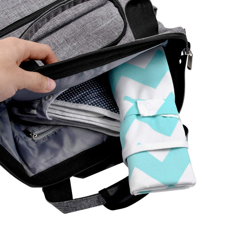 AIFUSI Portable Changing Pad, 2 Pack Baby Waterproof Diaper Changing Pad Reusable and Washable Newborn Travel Mat Station for Home Travel Outside - Image 4