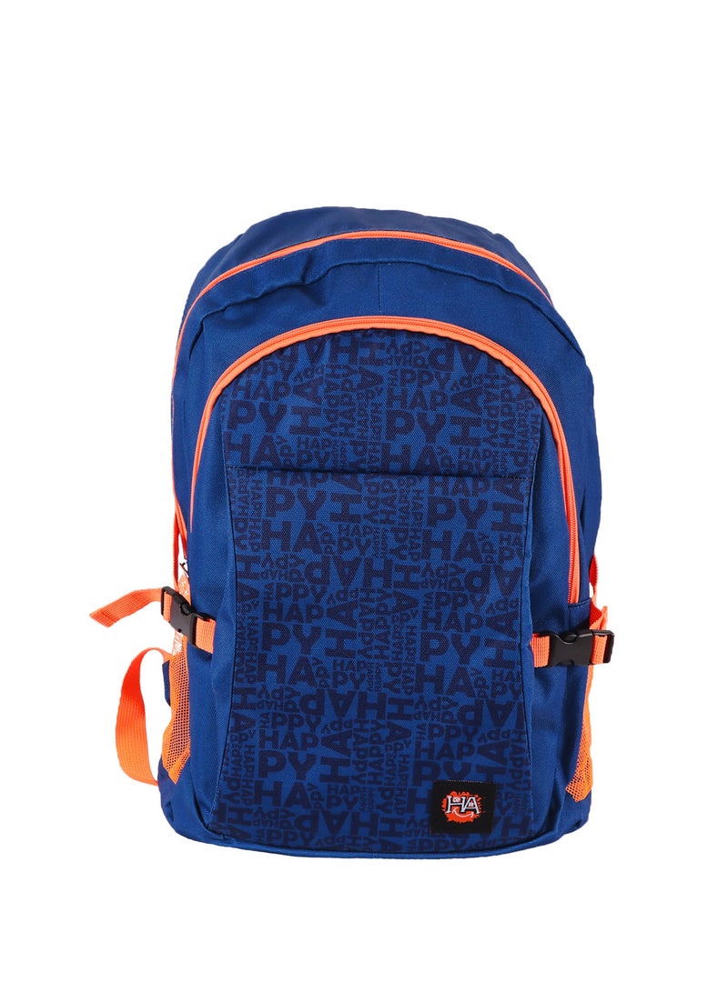 Biggdesign Moods Up Anti Theft and Waterproof Laptop Backpack, Navy Blue
