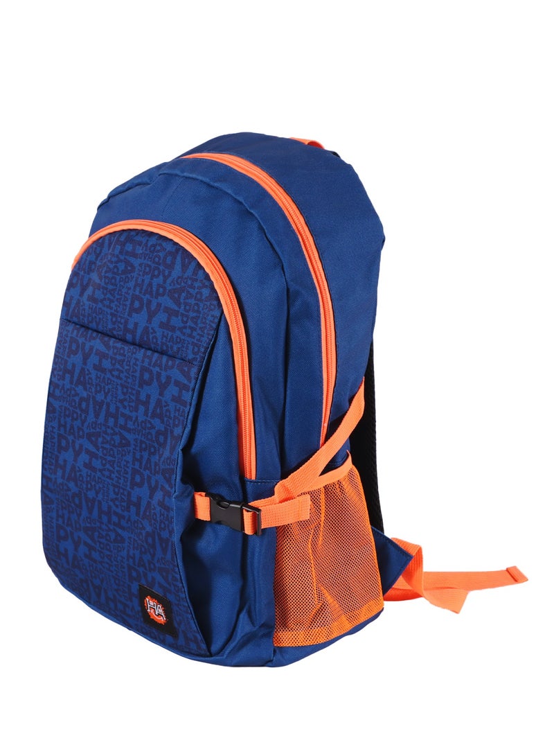 Biggdesign Moods Up Anti Theft and Waterproof Laptop Backpack, Navy Blue