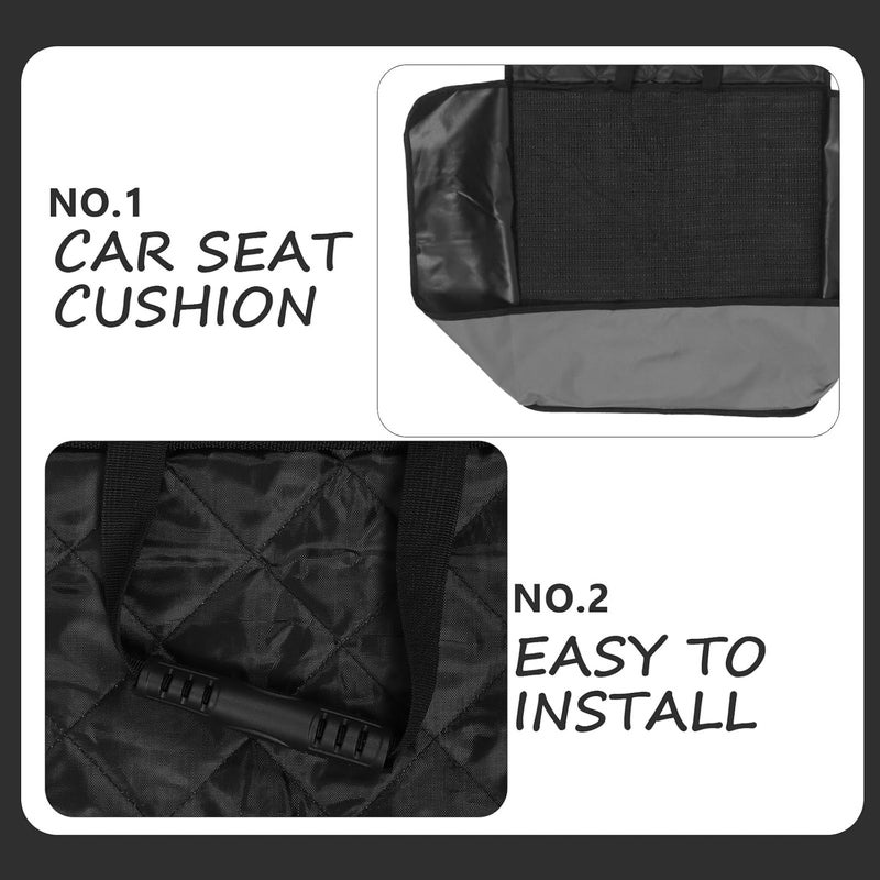 GANAZONO Pet Car Seat Cover Waterproof Oxford Cloth Dog Seat Protector Pad Front Vehicle Cushion Gray for Travel - Image 5