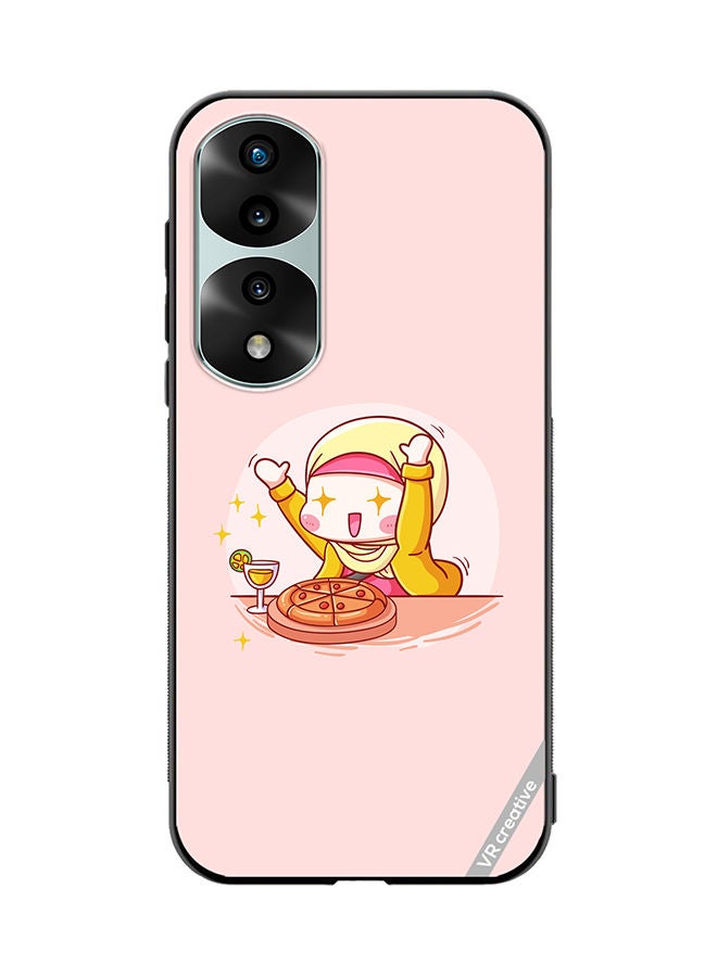 VR CREATIVE Protective Case Cover For Honor 70 Pro plus Cute Hijabi Babe Design Multicolour - Image 1