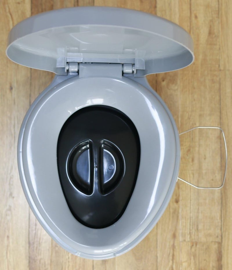 Dhadh GREY Portable Indian Toilet Convertor | Western Commode Chair for Patients | Gray - Image 4