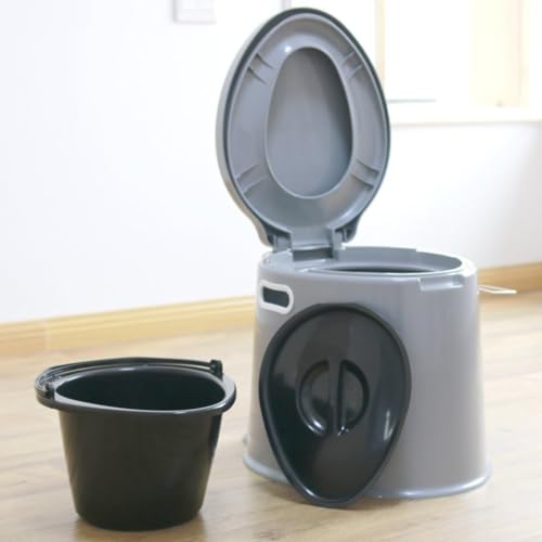 Dhadh GREY Portable Indian Toilet Convertor | Western Commode Chair for Patients | Gray - Image 1