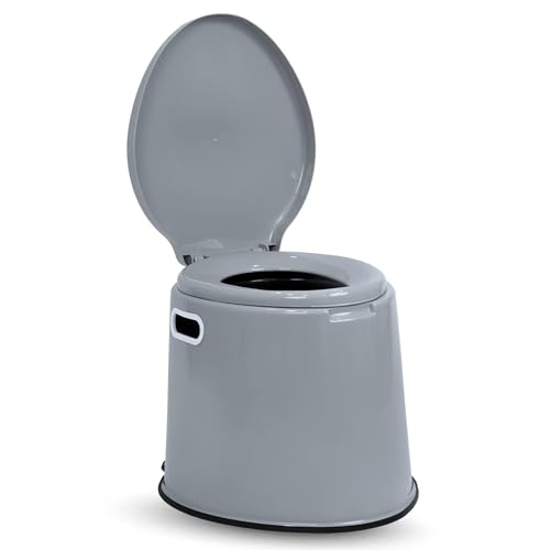 Dhadh GREY Portable Indian Toilet Convertor | Western Commode Chair for Patients | Gray - Image 2