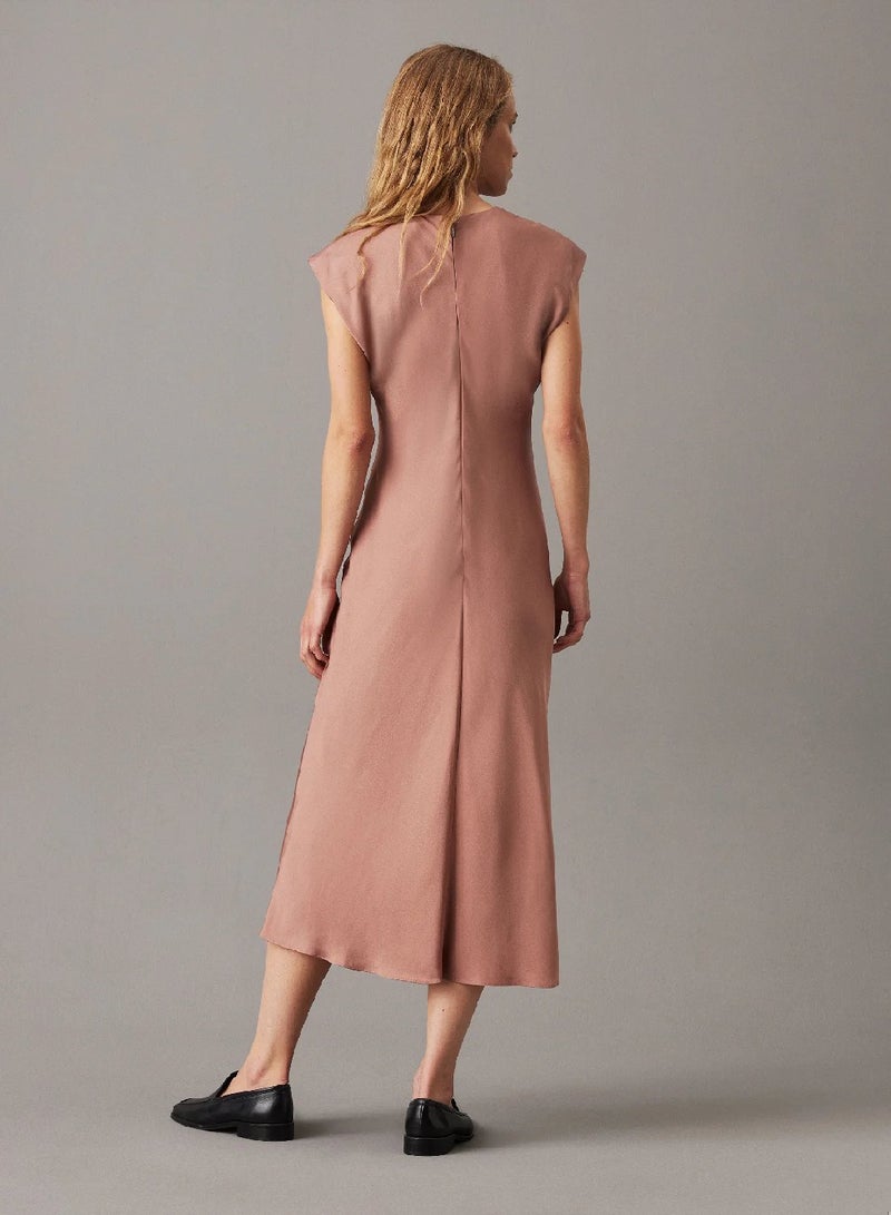 CALVIN KLEIN Viscose Shift Dress - Image 2
