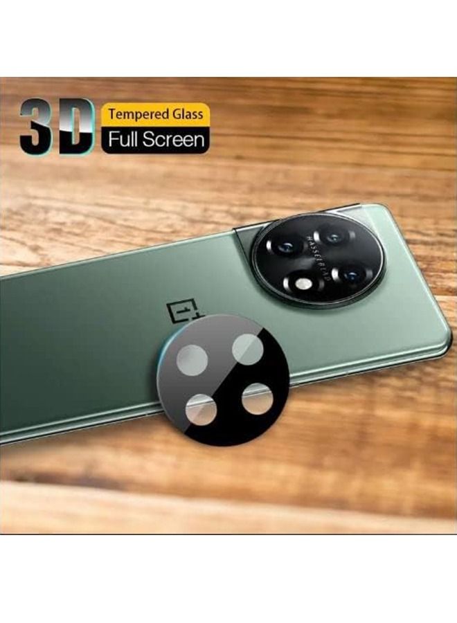 OnePlus 11 Camera Lens Protector Shield 9H Hardness 3D Tempered Film Scratch Resistant Case Cover Accessories Shockproof with Anti-scratches Anti-drops Anti-fingerprints Back Cover - Image 2