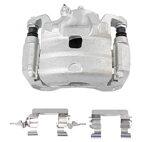 TRQ Front Right Brake Caliper w/Bracket Passenger Side Compatible with 2007-2009 Nissan Altima 2007-2010 Sentra - Image 1