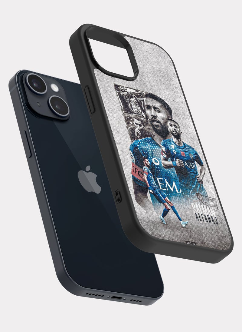 بكسلات كفر ايفون 14 نادي الهلال رمادي - Image 2