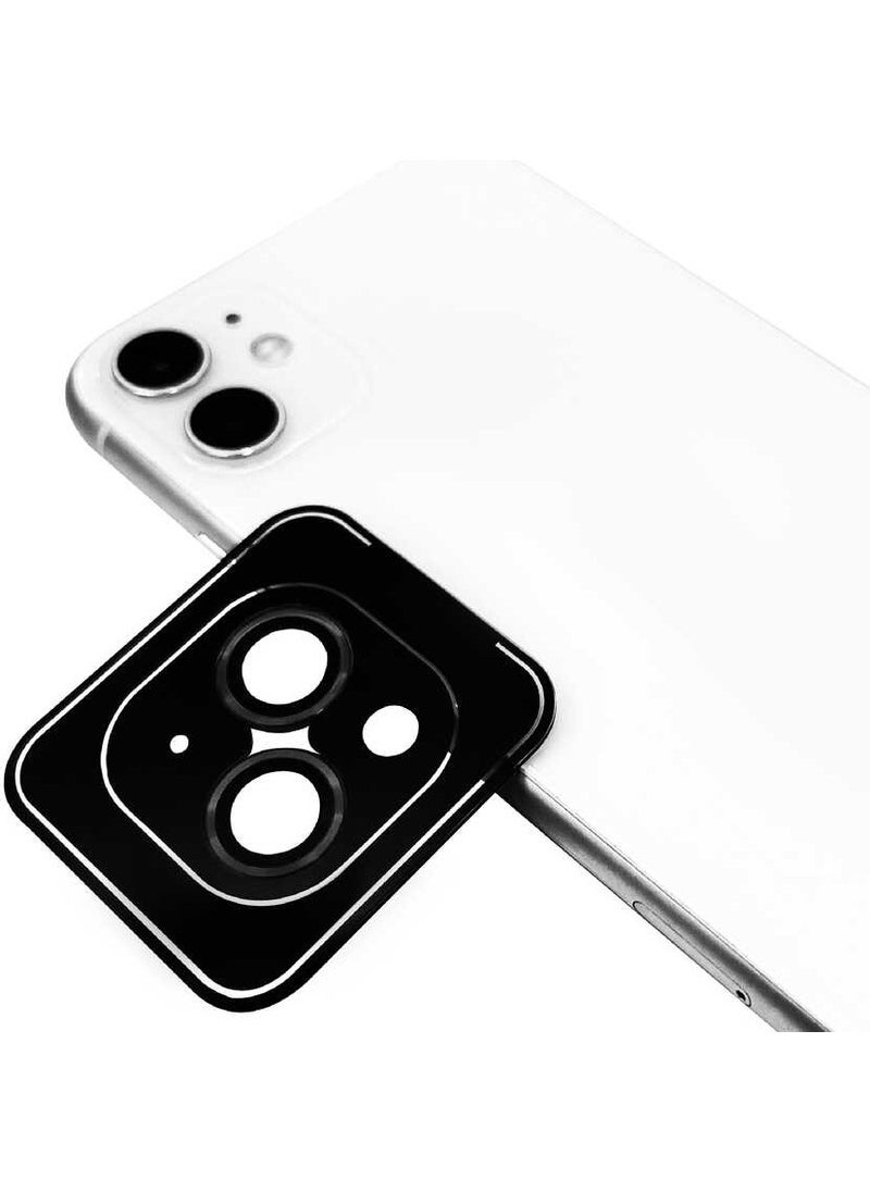 Rona Store iPhone 14 Compatible Zore Cl-09 Camera Lens Protector-Black 