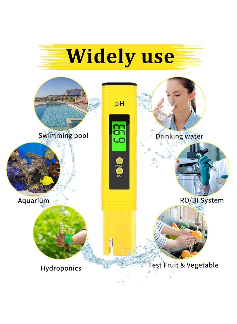 PH Meter Digital PH Tester 0.01 High Accuracy PH Meter for Water 0-14 PH Measurement Range for Drinking Water Pool and Aquarium  - Image 4