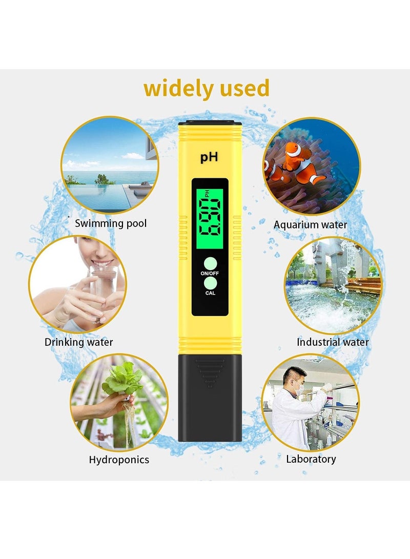 PH Meter Digital PH Tester 0.01 High Accuracy PH Meter for Water 0-14 PH Measurement Range for Drinking Water Pool and Aquarium  - Image 3