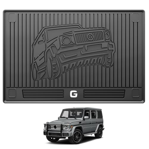 3W Cargo Liner Fit for 20192025 2026 MercedesBenz G Class G500G550G580AMG G63 SUV TPE All Weather Custom Fit Trunk Mat Black - Image 1