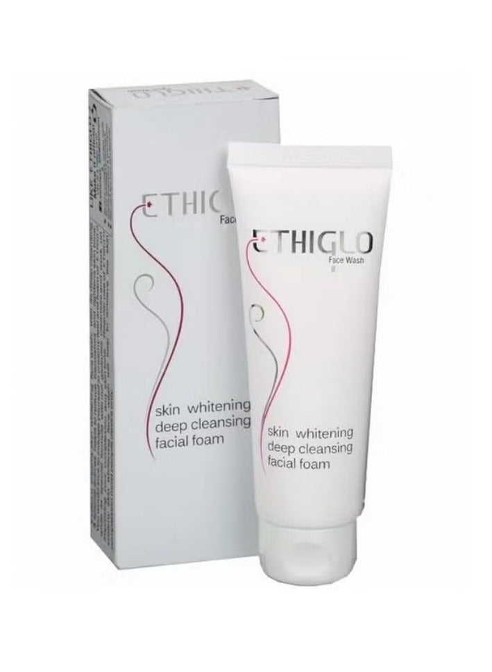 Ethiglo Skin Whitening Deep Cleansing Facial Foam 70g