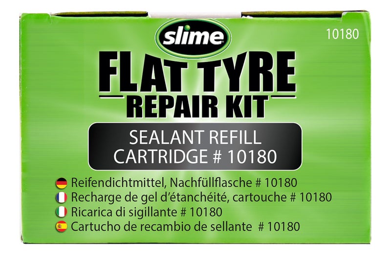 Slime 10180 Flat Tyre Puncture Repair Kit Refill, Emergency Kit for Car Tyres, Sealant Replacement, Suitable for Cars and Other Highway Vehicles, 10 Min Fix - Image 5