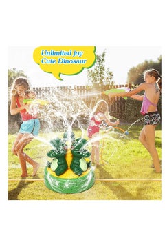 Y&D Dinosaur Water Spray Toy, Outdoor Sprinkler for Kids and Toddlers, Summer Outside Toys Backyard Games, Attaches to Garden Hose Splashing Fun Boys Girls Gift, 1 Pcs  - Image 4
