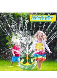 Y&D Dinosaur Water Spray Toy, Outdoor Sprinkler for Kids and Toddlers, Summer Outside Toys Backyard Games, Attaches to Garden Hose Splashing Fun Boys Girls Gift, 1 Pcs  - Image 5
