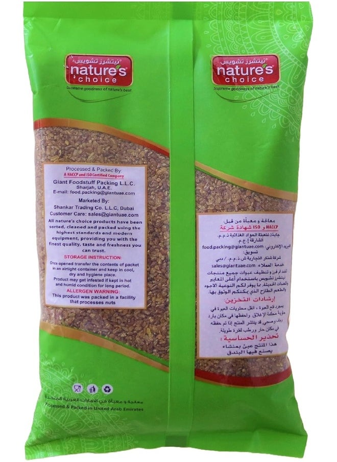 Nature's Choice Natures Choice Burghol Brown Coarse (Daliya) 1 Kg  - Image 2