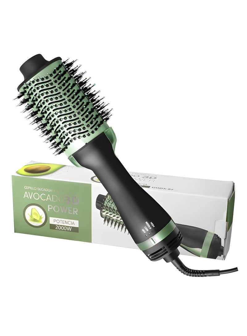 One Step مجفف شعر أفوكادو 3D بفرشاة هواء ساخن بخطوة واحدة - Image 1