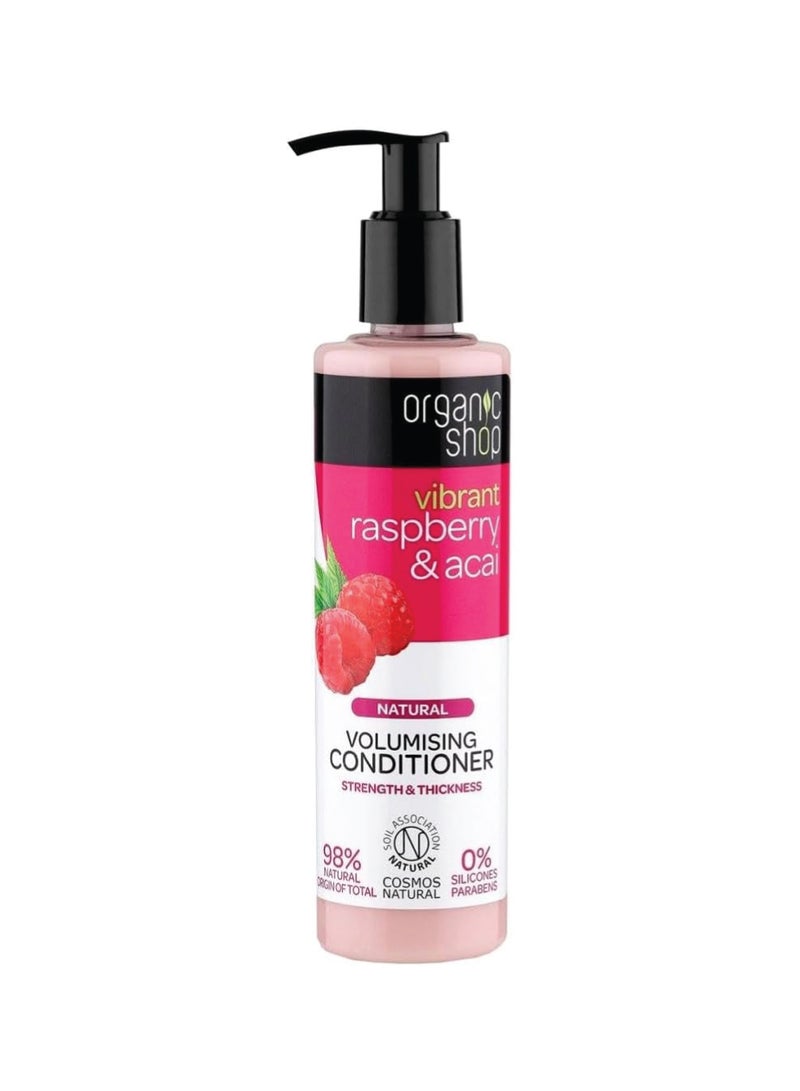 أورجانيك شوب بلسم توت العليق وأساي الطبيعي النابض بالحياة 280 مل - Image 1