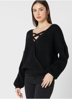 Cross Back Sweater