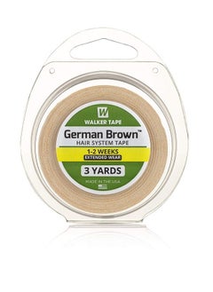 Hair Replacement Tape German Brown Liner Cloth (1 Inchx3 Yards)