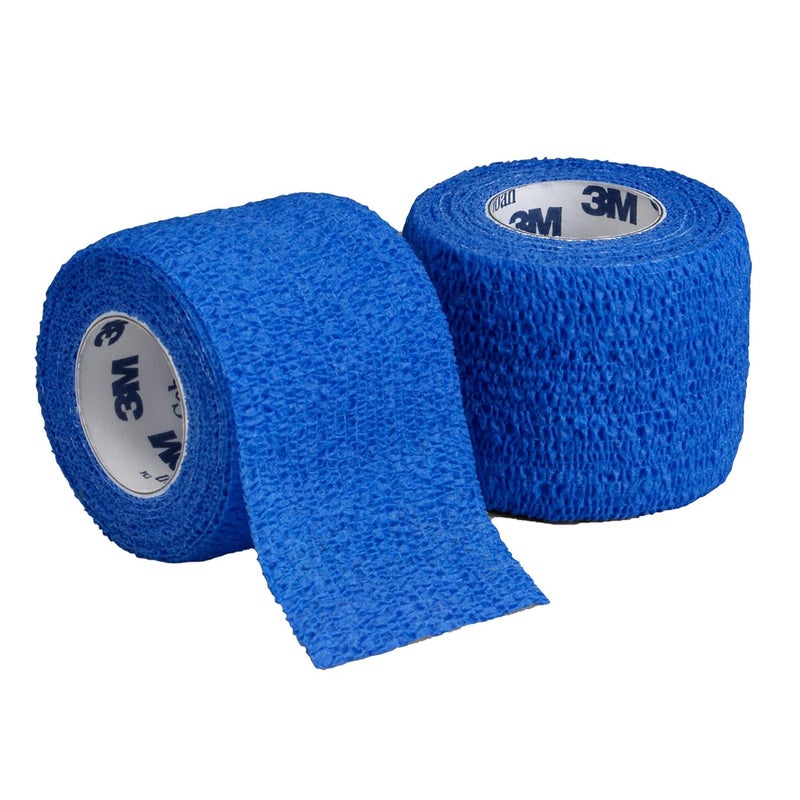 3M Health Care 1583B SelfAdherent Wrap 3 x 5 yd Size Blue Pack of 24 - Image 1