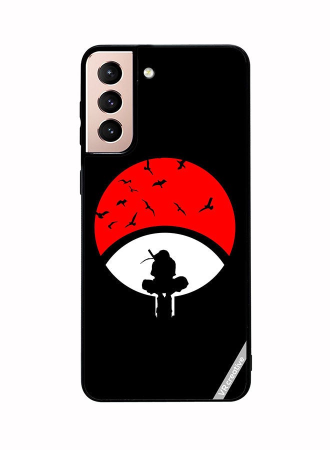 VR CREATIVE Protective Case Cover For Samsung Galaxy S21 5G Itachi Moon Design Multicolour - Image 1