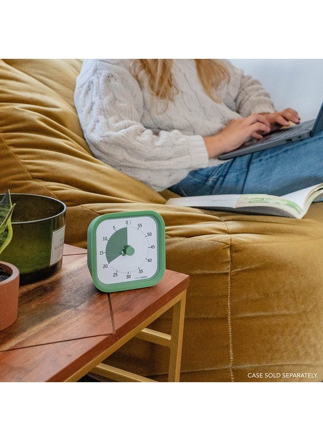 TIME TIMER Home MOD - 60 Minute Kids Visual Timer Home Edition - for Homeschool Supplies Study Tool, Timer for Kids Desk, Office Desk and Meetings with Silent Operation (Fern Green) - Image 5