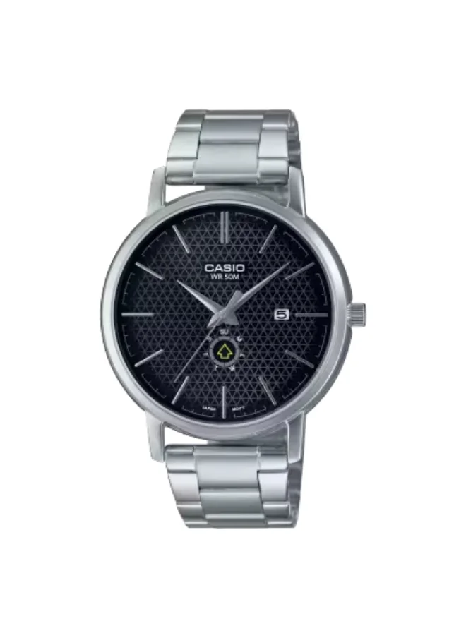 كاسيو Men's Stainless Steel Analog Watch MTP-B125D-1AVDF - 41 mm