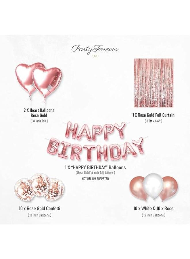 Secret Happy Birthday Balloons Banner - Image 2