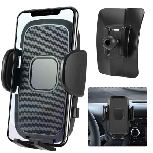 szyuchen Car Cell Phone Holder Mount for Jeep Wrangler JK JKU 2017 2016 2015 2014 2013 2012 2011 Interior Accessories, Dashboard Mobile Phone Stand Compatible with 4.0"-7.0" Cell Phones - Image 1